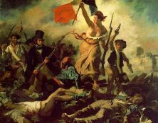 la liberte guidant le peuple (28 juillet 1830) huile - louvre paris france.jpg